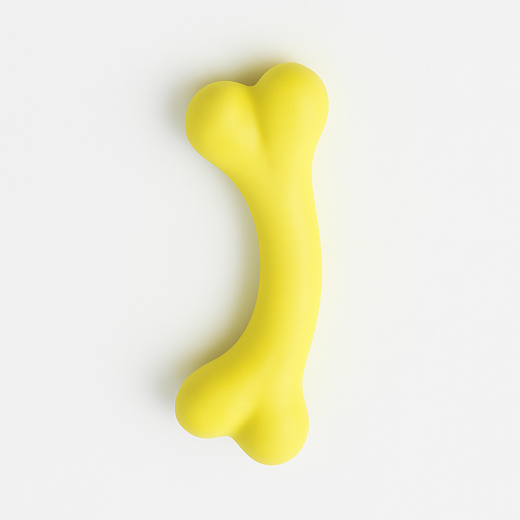 Rubber Chew Bone Toy – Durable TPR Molar Toy for Puppies - TailAura