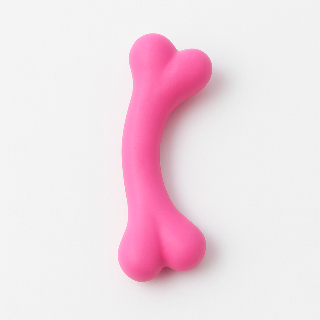 Rubber Chew Bone Toy – Durable TPR Molar Toy for Puppies - TailAura
