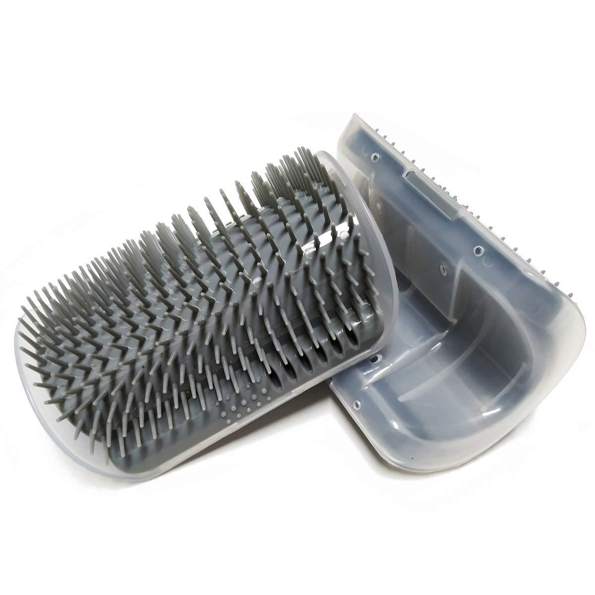 4-Pack Pet Self-Grooming Corner Brush - Gentle Massager for Cats & Dogs - TailAura