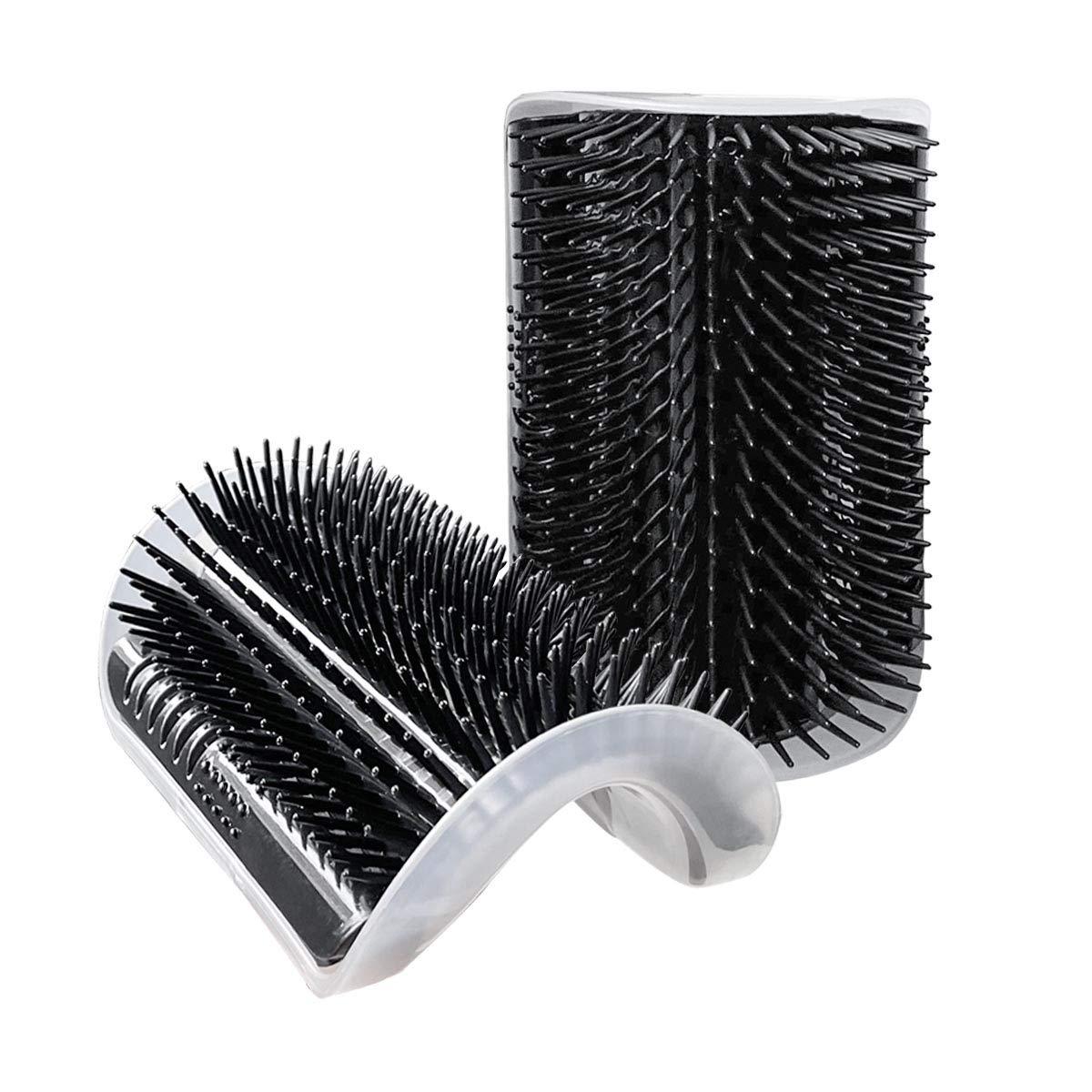 4-Pack Pet Self-Grooming Corner Brush - Gentle Massager for Cats & Dogs - TailAura