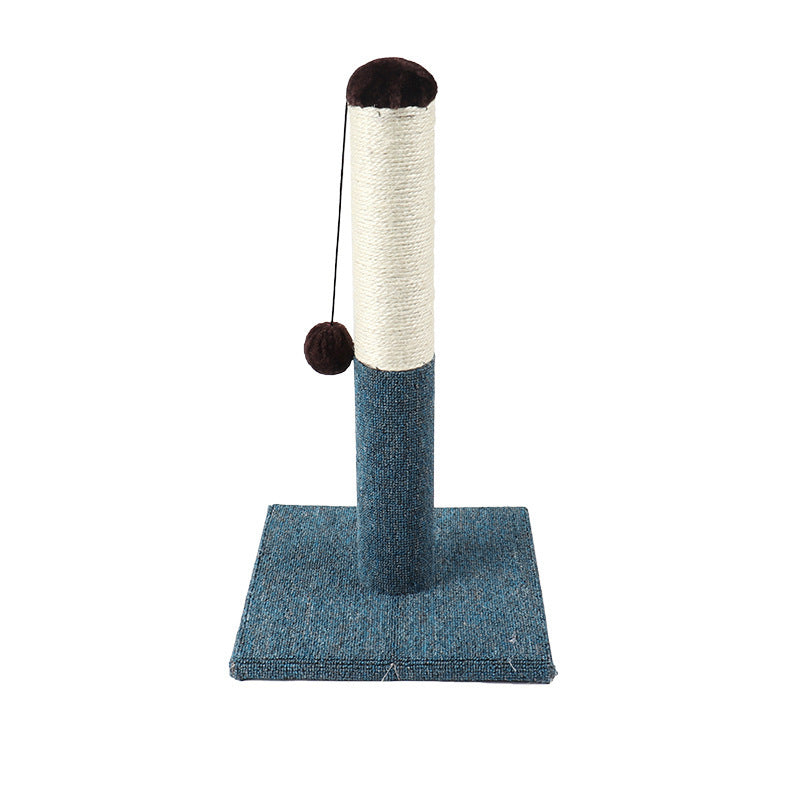 Sisal Cat Climbing & Scratching Tower with Plush Base 50cm - TailAura