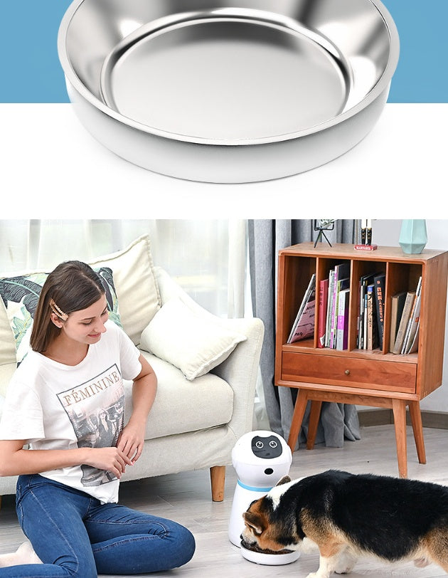 Smart Automatic Pet Feeder 2025 - Programmable Dry Food Dispenser with Voice Recorder & Anti-Jam System - TailAura