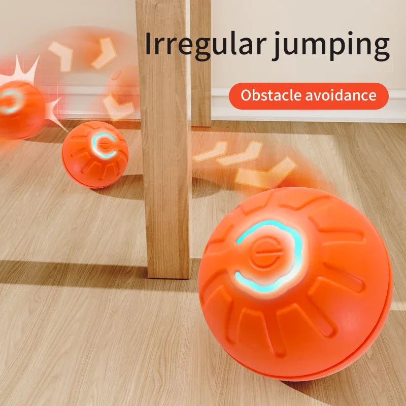 Smart Interactive Pet Toy Ball USB Rechargeable Fun for Dogs & Cats! - TailAura