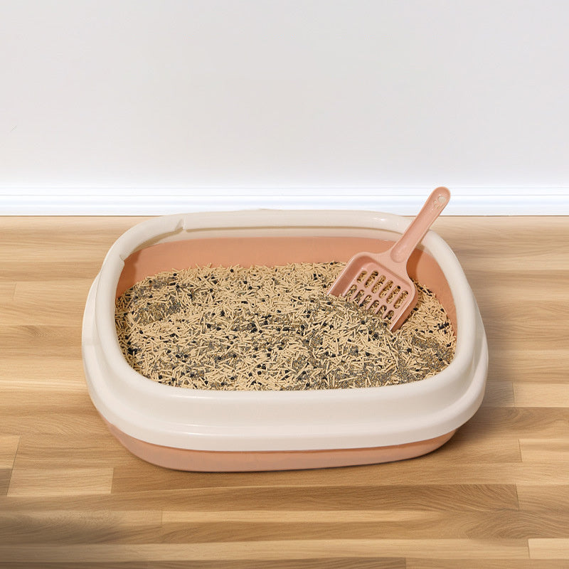 Versatile Pet Litter Tray & Training Toilet with Scoop – Anti-Splash Design - TailAura