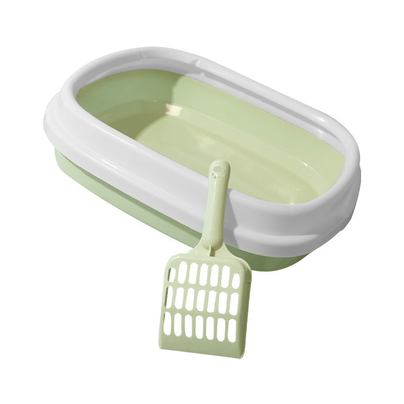 Versatile Pet Litter Tray & Training Toilet with Scoop – Anti-Splash Design - TailAura