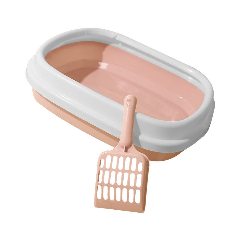 Versatile Pet Litter Tray & Training Toilet with Scoop – Anti-Splash Design - TailAura