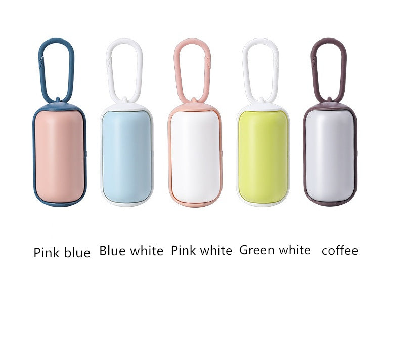 Compact Pet Waste Bag Dispenser – Portable Poop Bag Holder for Cats & Dogs with Clip Attachment - TailAura