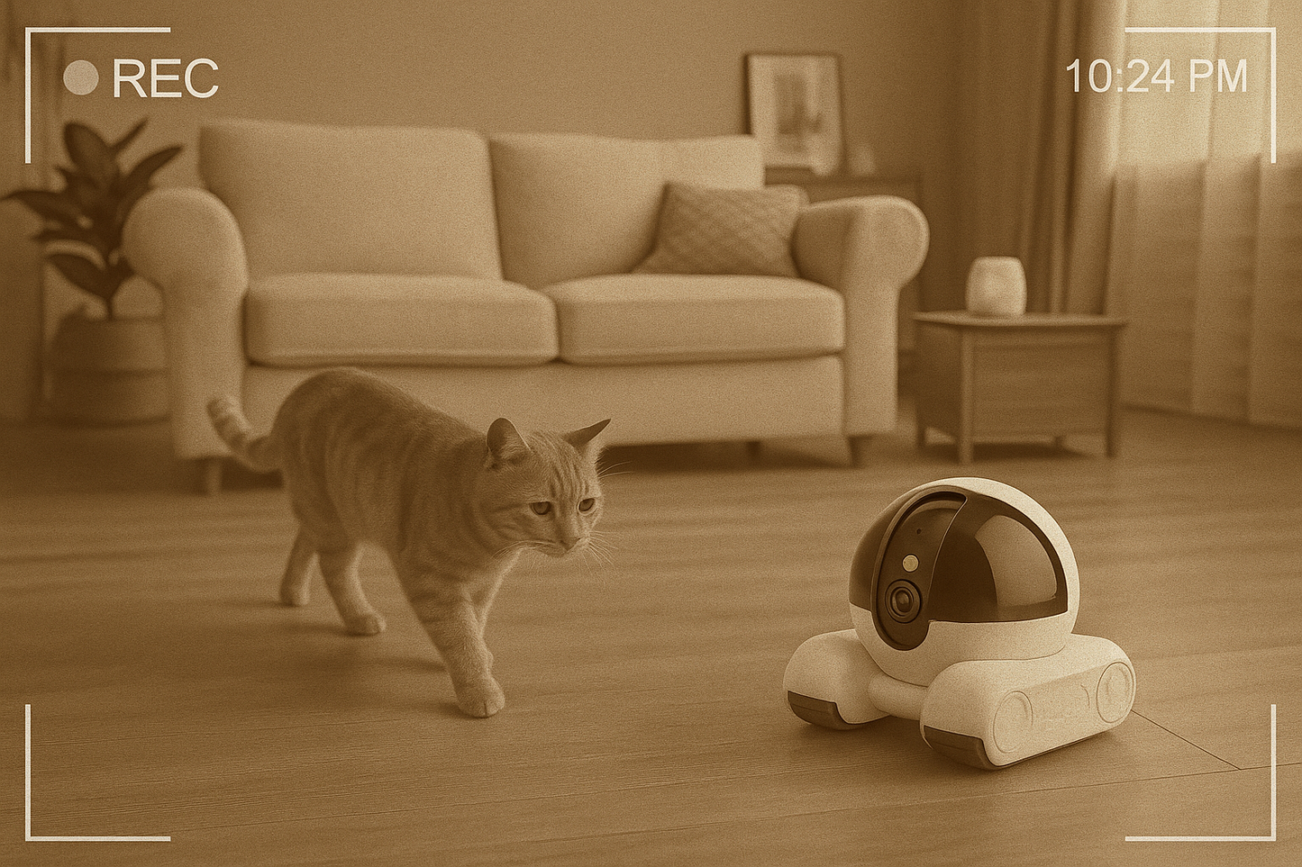 Wireless Pet Camera – Remote Monitoring with Night Vision & Built-in Microphone - TailAura