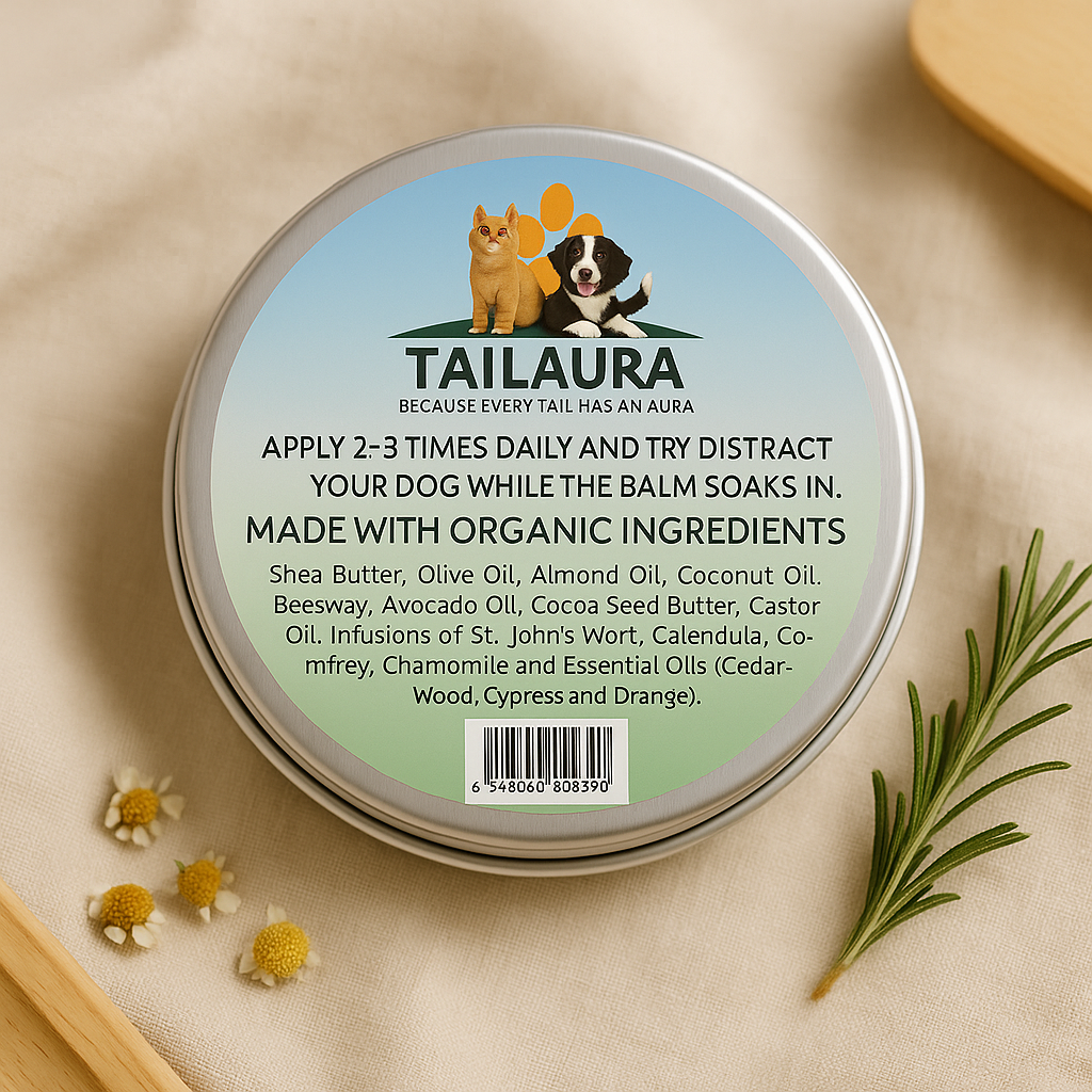 TailAura™ 3-in-1 Balm for Pets – Care for Paws, Nose & Skin (56.7g) - TailAura