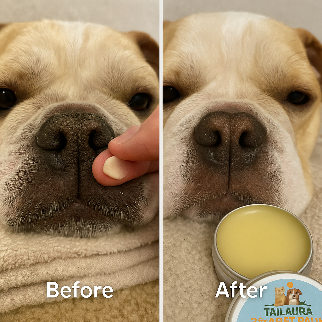 TailAura™ 3-in-1 Balm for Pets – Care for Paws, Nose & Skin (56.7g) - TailAura