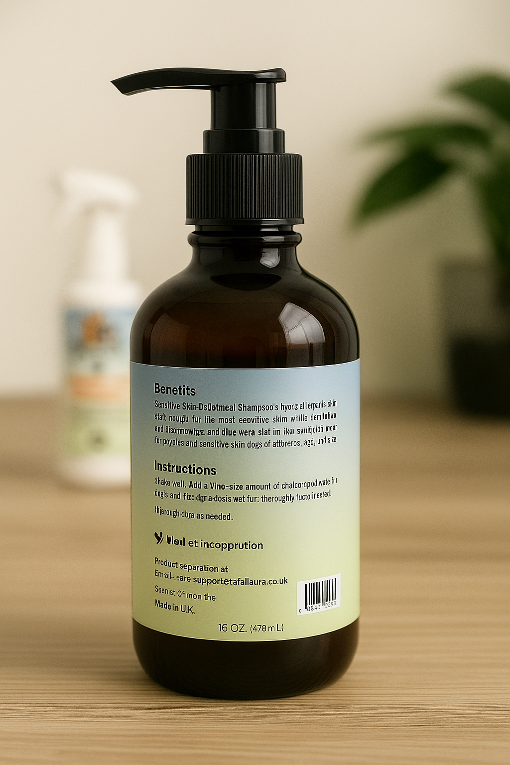 TailAura™ Skin Comfort Shampoo – A Soothing Wash for Delicate Coats (148ml) - TailAura