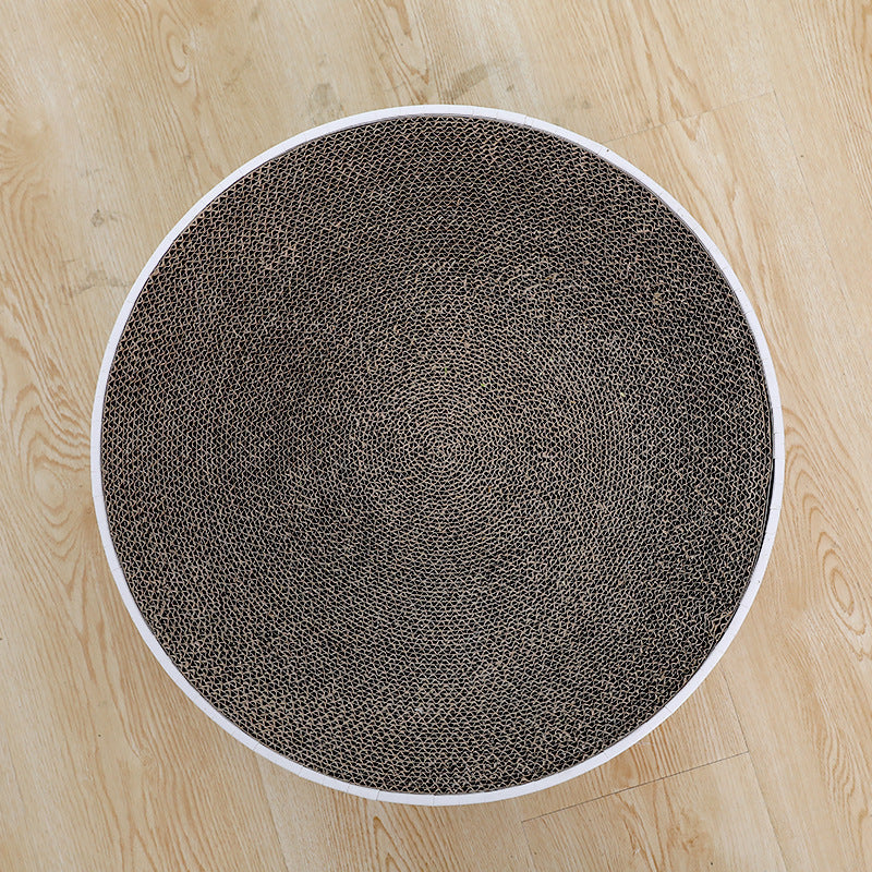 Disc Corrugated Cat Scratcher Panda Design for Happy, Healthy Claws