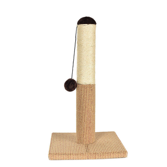 Sisal Cat Climbing & Scratching Tower with Plush Base 50cm