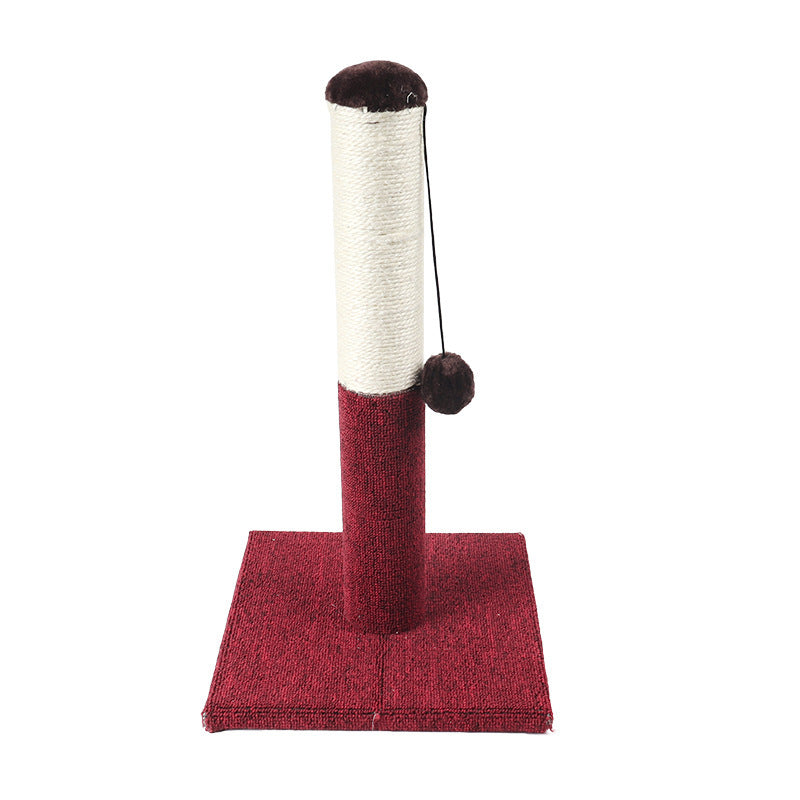 Sisal Cat Climbing & Scratching Tower with Plush Base 50cm