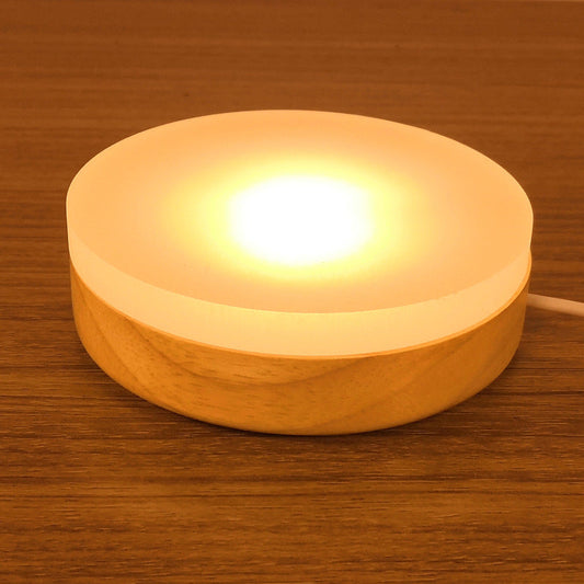 Night Guide: Stylish Wooden LED Warm Light – Gentle Illumination for Your Pet's Evening Comfort & Safety