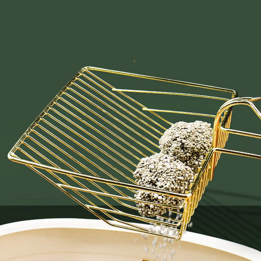 Large Metal Stainless Steel Cat Litter Shovel