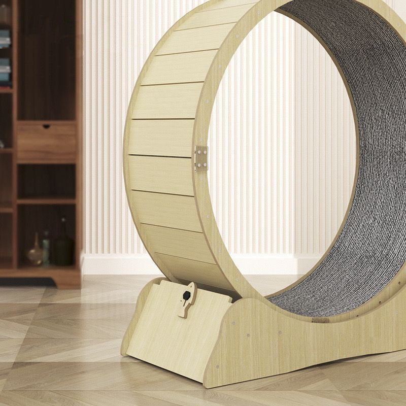 Premium & Safe Cat Treadmill / Exercise Wheel - Natural Fibre Board