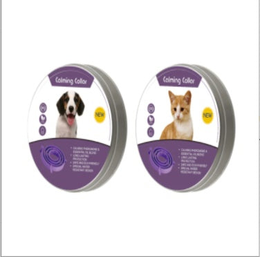 Calming Pet Collar – Anxiety Relief for Cats & Dogs