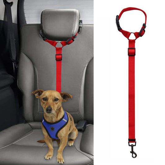 Adjustable Pet Safety Leash - Retractable Nylon Traction Belt