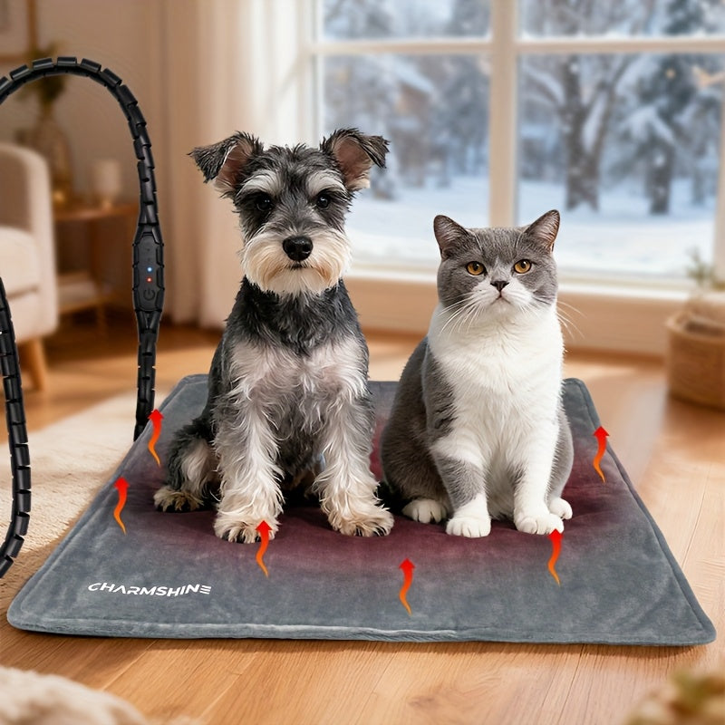 Heated Comfort Pet Bed – Soothing Indoor Pad for Dogs & Cats - TailAura -  -  Dropshipman