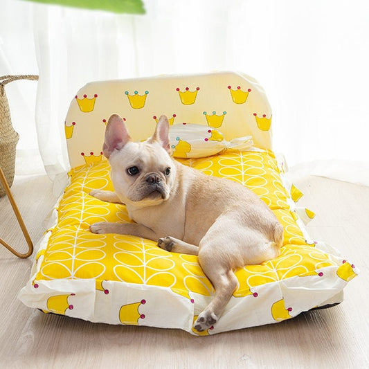 Teddy Plush Pet Bed Ultra-Soft Comfort for Cats & Small to Medium Dogs