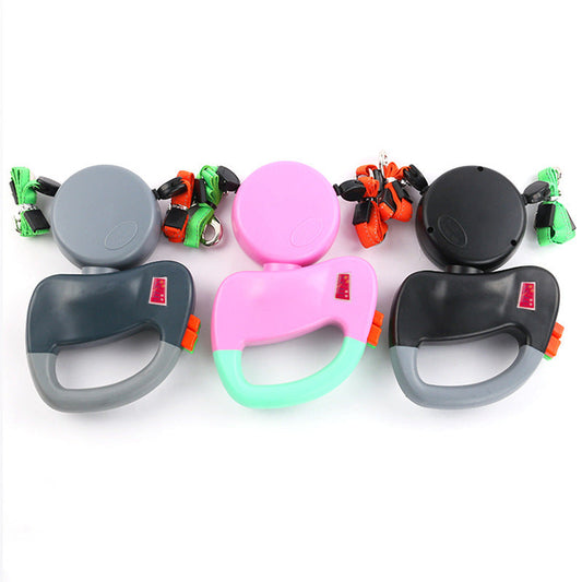 All In One Two Double Head Pet Leash - Tangle-Free Control for Two Dogs