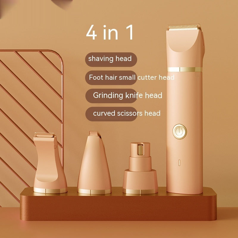 Professional Pet Grooming Kit – Electric 4-in-1  Clippers, Hair Trimmer & Nail Grinder for Cats and Dogs