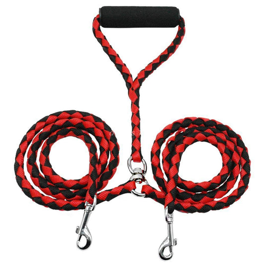 Braided PP Round Rope Dog Leash Durable Traction Belt for Dogs
