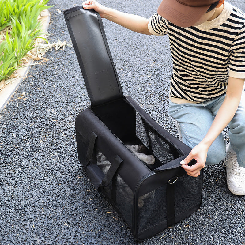 Car & Outgoing Pet Transport Bag - Soft-Sided, Available in S & L Sizes