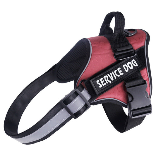 Durable & Elegant Pet Chest Harness - For Service & Style