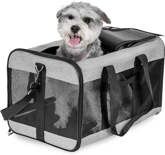 Car & Outgoing Pet Transport Bag - Soft-Sided, Available in S & L Sizes