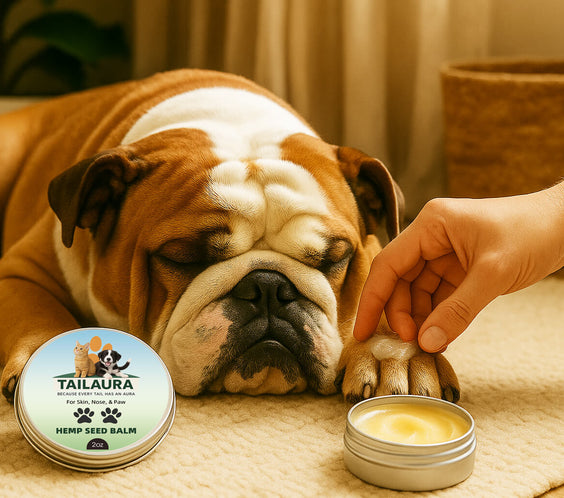 TailAura™ Restorative Hemp Seed Balm for Pets – Paw, Nose & Skin Therapy (56.7g) - TailAura -  -  TailAura