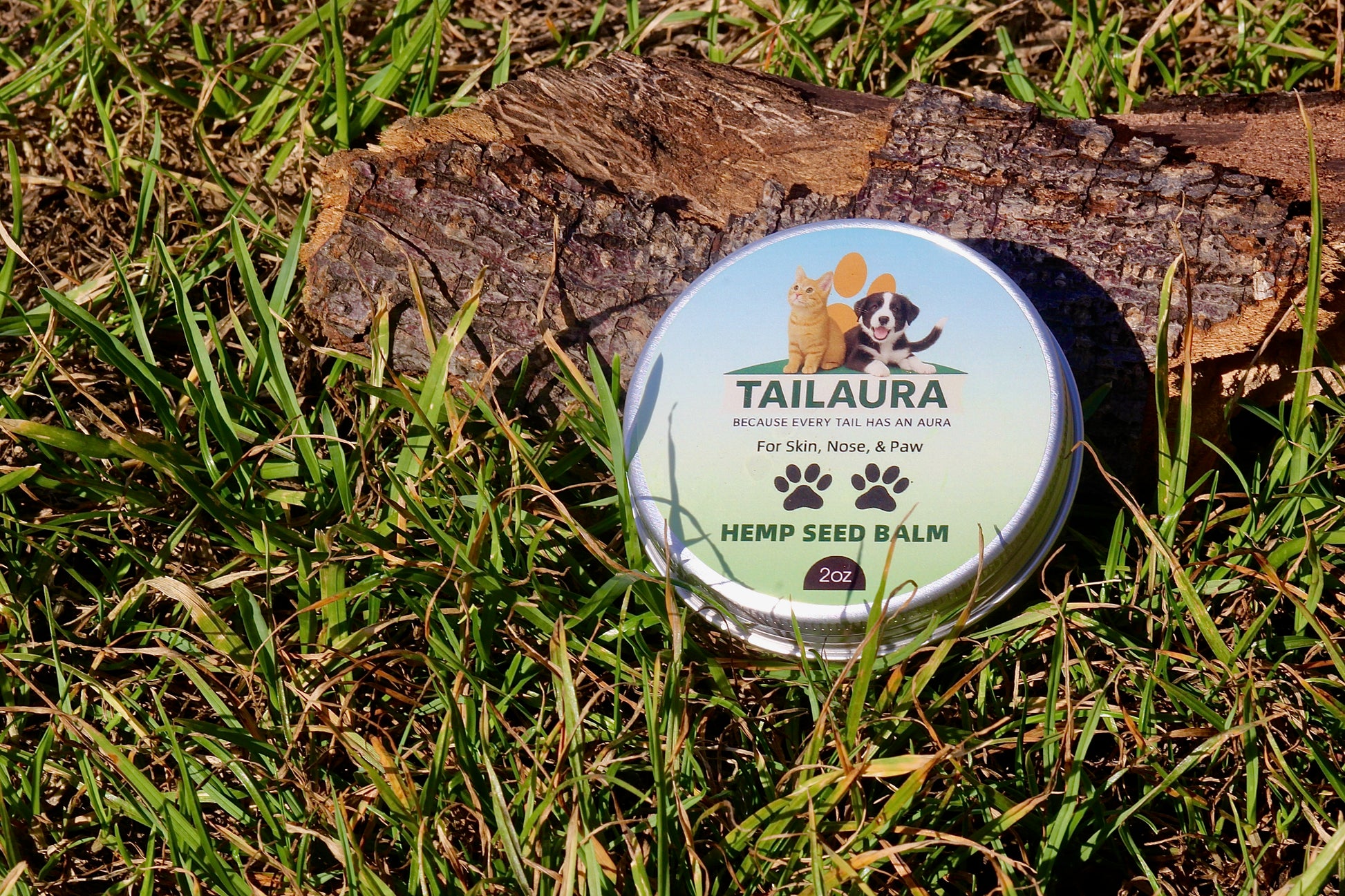 TailAura™ Restorative Hemp Seed Balm for Pets – Paw, Nose & Skin Therapy (56.7g) - TailAura -  -  TailAura