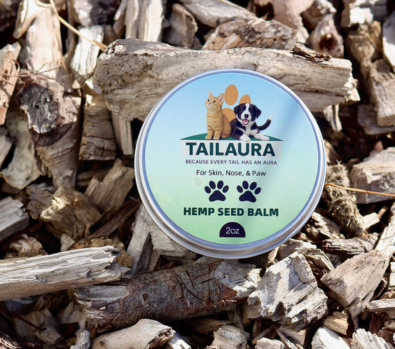 TailAura™ Restorative Hemp Seed Balm for Pets – Paw, Nose & Skin Therapy (56.7g) - TailAura -  -  TailAura