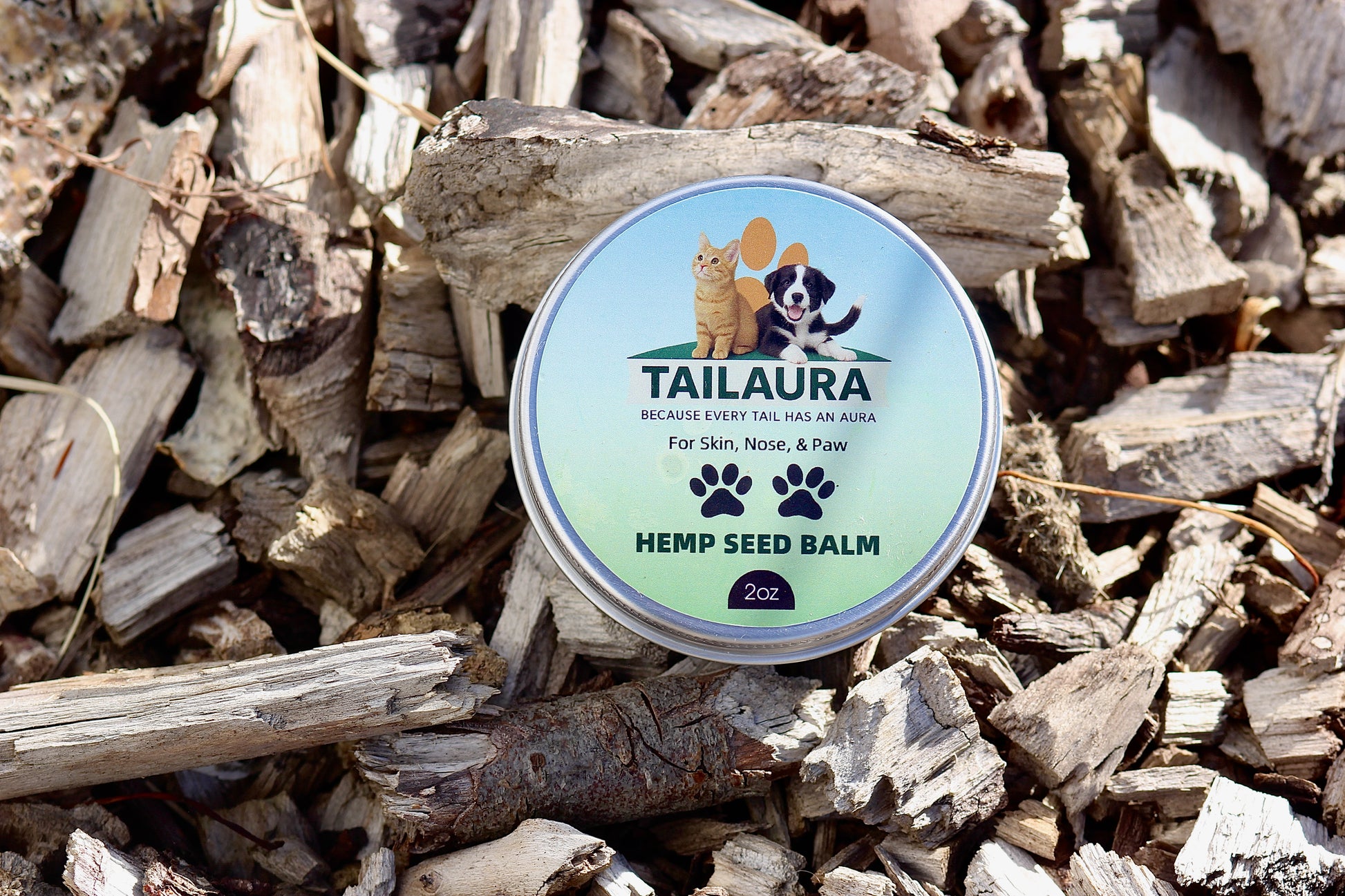 TailAura™ Restorative Hemp Seed Balm for Pets – Paw, Nose & Skin Therapy (56.7g) - TailAura -  -  TailAura