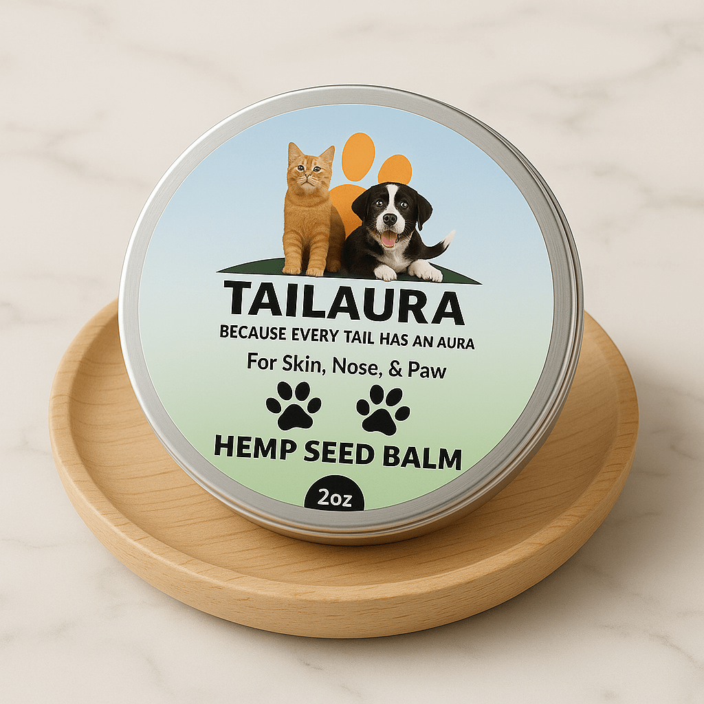 TailAura™ Restorative Hemp Seed Balm for Pets – Paw, Nose & Skin Therapy (56.7g) - TailAura -  -  TailAura