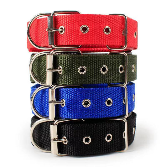 Durable Nylon Dog Collar – Adjustable Collar for Small to XXL Dogs, Lightweight & Comfortable Everyday Use