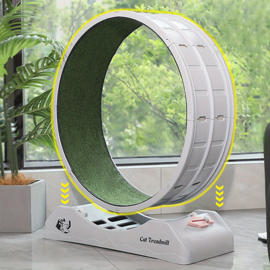 Silent Cat Exercise Wheel – XL Non-Electric Indoor Treadmill - TailAura