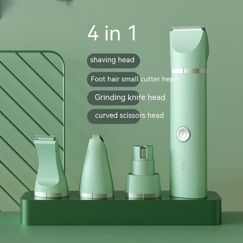 Professional Pet Grooming Kit – Electric 4-in-1  Clippers, Hair Trimmer & Nail Grinder for Cats and Dogs