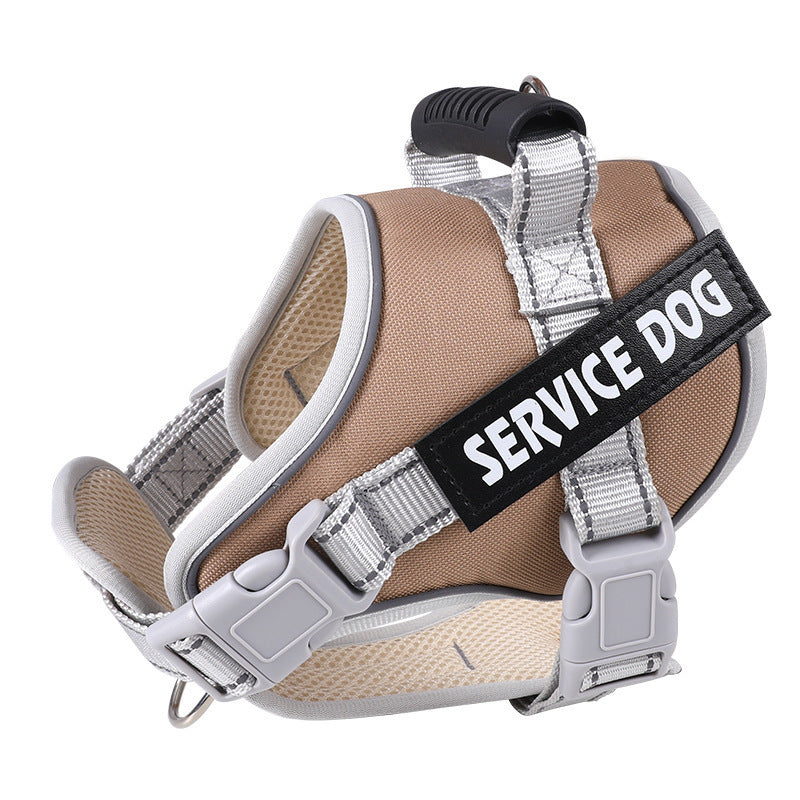Heavy-Duty Dog Chest Strap Harness - No-Pull Design & Adjustable