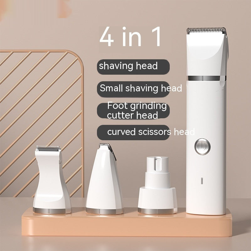 Professional Pet Grooming Kit – Electric 4-in-1  Clippers, Hair Trimmer & Nail Grinder for Cats and Dogs