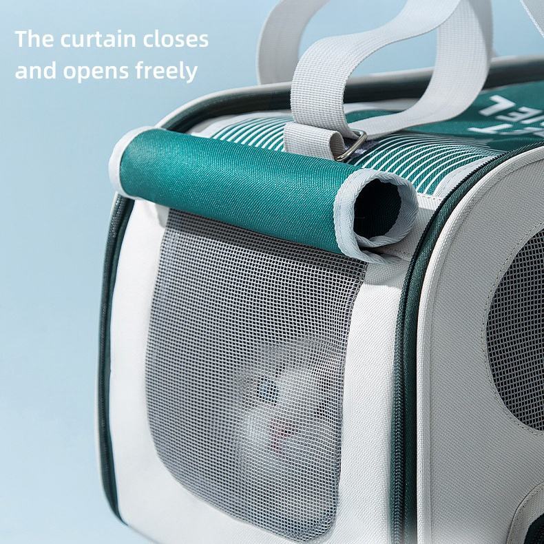 Airline Approved Pet Travel Carrier Bag - Soft-Sided, Collapsible for Dogs & Cats - TailAura
