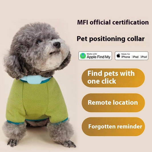 Apple Find My Compatible Pet Collar Locator - Lightweight & Water-Resistant Design - TailAura
