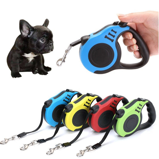 Automatic Retractable Dog Leash – Dual Size Options with Brake & Lock Safety System - TailAura
