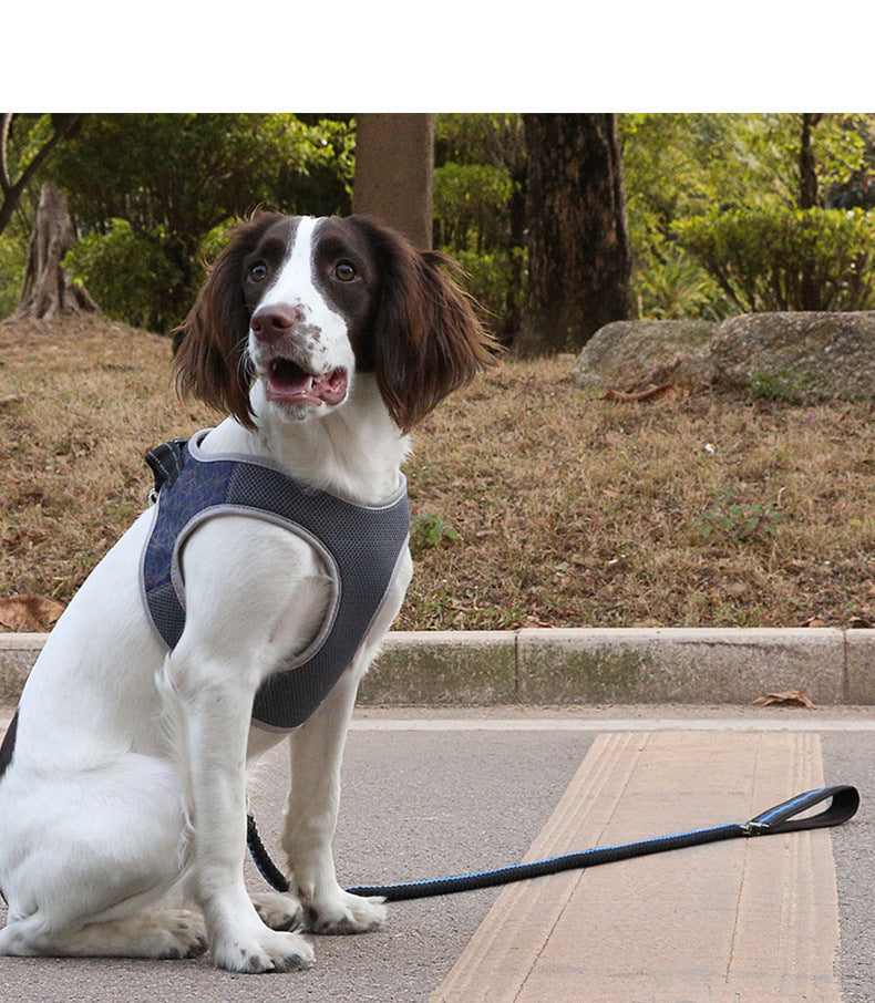 Adjustable Dog Vest Harness – No-Pull Chest Strap for Small to Large Breeds, Secure Fit for Active Dogs - TailAura