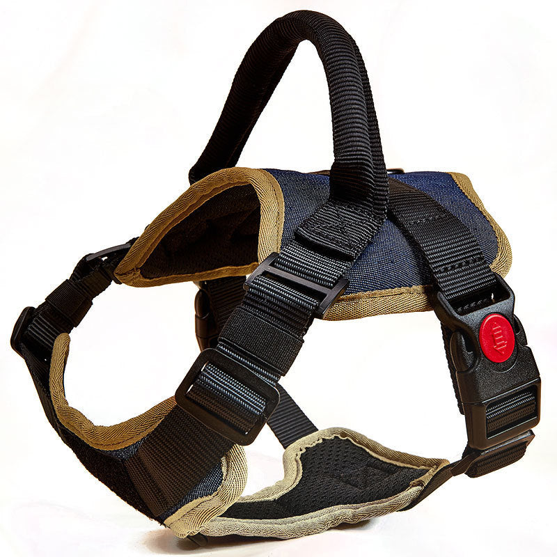No-Pull Reflective Dog Harness – Adjustable Soft Padded Nylon Vest with Lead for Comfortable Control - TailAura