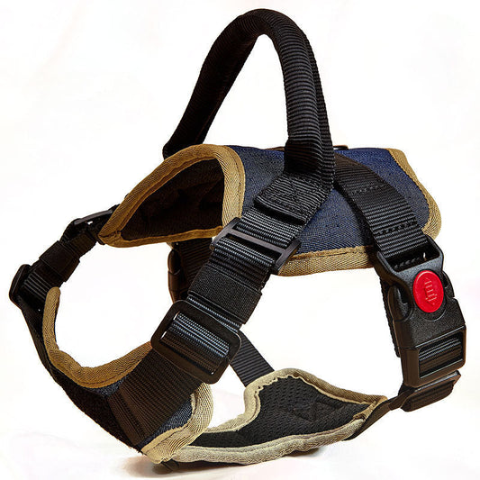 No-Pull Reflective Dog Harness – Adjustable Soft Padded Nylon Vest with Lead for Comfortable Control - TailAura