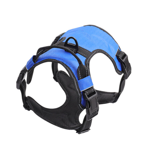 Reflective No-Pull Dog Harness – Adjustable Nylon Pet Vest with Safety Strap for Small to Large Dogs - TailAura