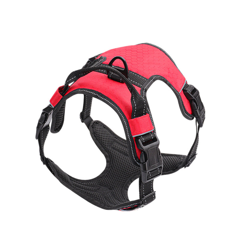 Reflective No-Pull Dog Harness – Adjustable Nylon Pet Vest with Safety Strap for Small to Large Dogs - TailAura