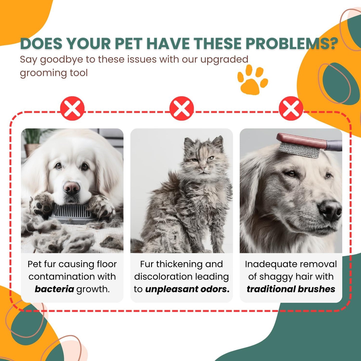 Mist & Groom Pet Brush Steam-Enhanced Shedding & Massage Tool for Cats & Dogs - TailAura
